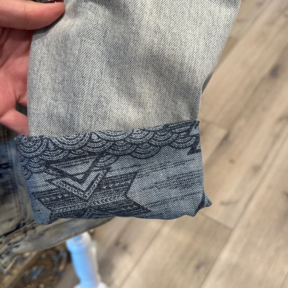 H&M Faded Blue Jean Jacket-Coachella Collection